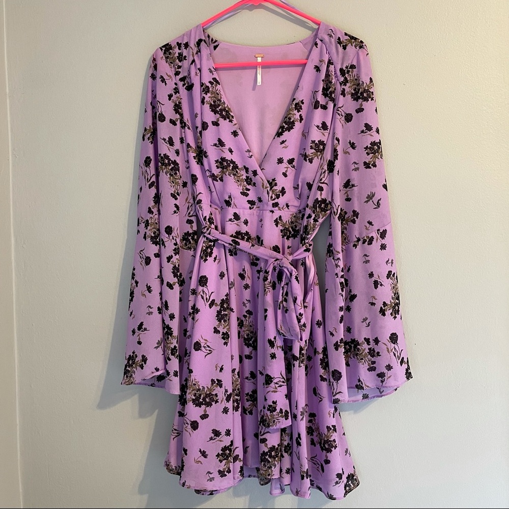 Free People bell sleeve dress